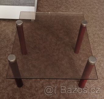 konferenční stolek 90.léta 70x60x43 cm - 6