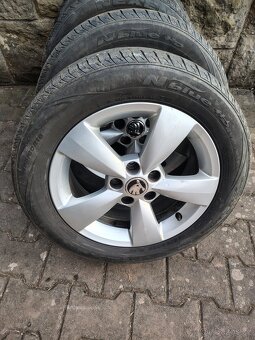 Alu kola ŠKODA original R15, 5x100 15" 5x100 6J15 et38 - 6
