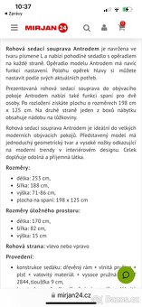 Prodám rozkládací sedací soupravu v záruce - 6