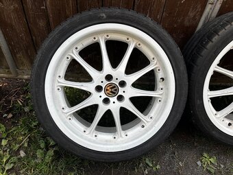 Sada alu kol 5x100 r18 s pneu 225/40/18 s hezkým vzorkem - 6