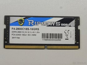 Ram DDR4 - 16Gb do notebooku - 6