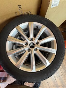 Originál alu kola VW Passat b8 5x112 R17 zimní dot 2724 - 6