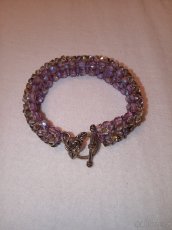 Stříbrné šperky, náušnice a korálky na ruku - 6