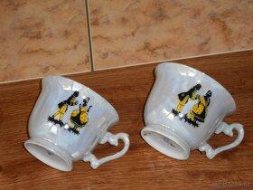 Čajová i kávová porcelán. souprava - 6ks - 6