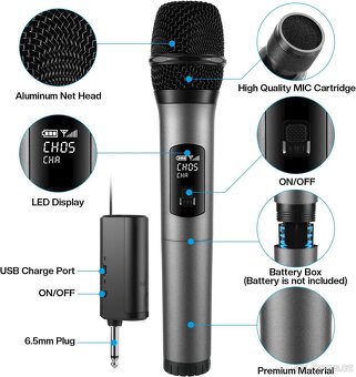 set bezdrátových mikrofonu - 6