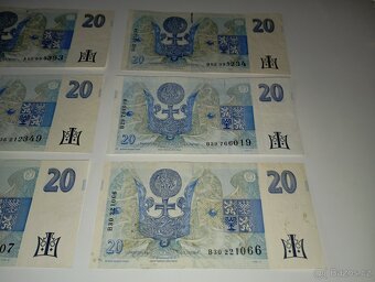 BANKOVKY 20 KČ, 1994, OBĚ VYDANÉ SÉRIE, PĚKNÉ STAVY - 6