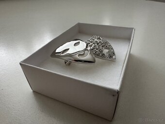Brož MASKY se Swarovski ELEMENTS - 6