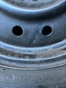 Plechové disky r16 , pneu 205/60 r16 zimní - 6