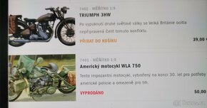 Plastikový model Americký motocykl Wla 750 - 6