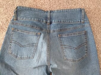 Nové dámské 3/4 jeans kalhoty - č. 38 - 6