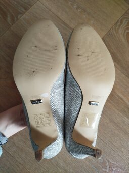 Stříbrné lodičky Buffalo, vel. 38 - 6