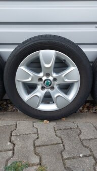 Alu kola 5x100 r15 originál Škoda Fabia II, Roomster - 6