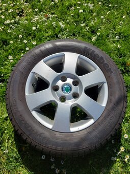 Letních Sada ALU kol Škoda Octavia 15" 1Z0601025K - 6