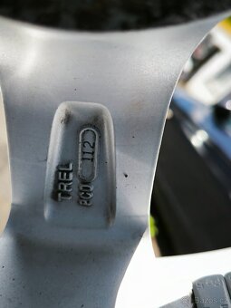 ALU kola 5x112R15 + letní pneu, Octavia II - 6