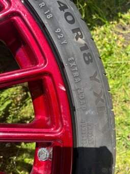Prodám alu Eta Beta Venti R 5x112 r18 letní pneu 225/40/18 - 6