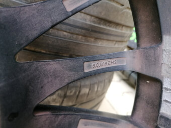 ALU kola Brock RC18 s pneu DUNLOP SPORT MAXX 225/40/18 - 6