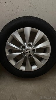 Originál Škoda R16 5x112 205/55 + Continental TS870 (7-6mm) - 6