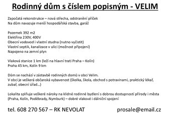 rodinný dům Velim - 6