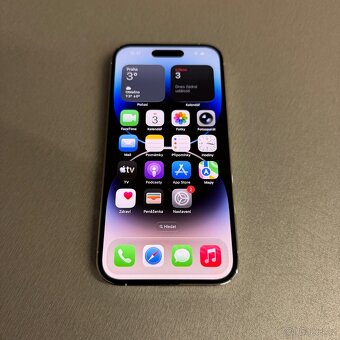 Jako nový iPhone 14 Pro 128GB silver, rok záruka - 6