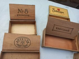 staré dřevěné krabice - doutníky - 6
