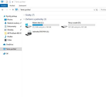 VÝPRODEJ HP ProDesk 490 G1 MT,i7-4770,WIN 10,RAM 16GB,SSD 16 - 6