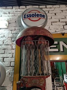 Starý benzínový stojan Esso, 1932, původní, rare - 6