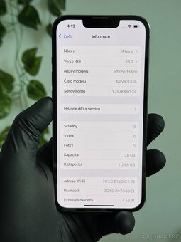iPhone 13 Pro 128GB černý - 100% baterie - 6