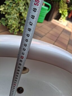 Prodám keramické umyvadlo + páková baterie + hadičky na vodu - 6