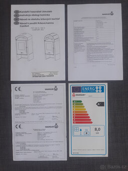 Krbová kamna, Wamsler, 8kw, Energetická účinnost A+ - 6