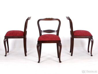 4x pohodlné pružinové židle po renovaci. - 6