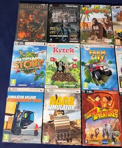 Hrané PC hry z kolekce TopCD, cena za vše - 6