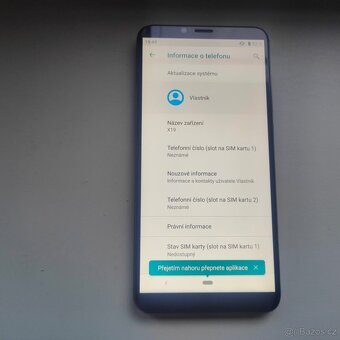 Cubot X19 černá- 5.93" IPS/ 4GB RAM/ 64GB ROM/ - 6