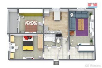 Prodej bytu 3+1, 82 m², Sokolov, ul. Spartakiádní - 6