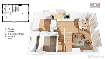 Prodej apartmánového bytu 3+kk, 83 m², Černá v Pošumaví - 6