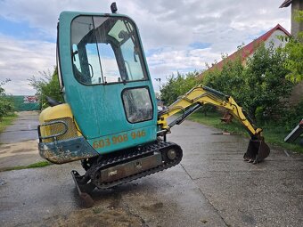 Minibagr Yanmar B15 vaha 1.7T 2x lžíce svahovka 4000mth - 6