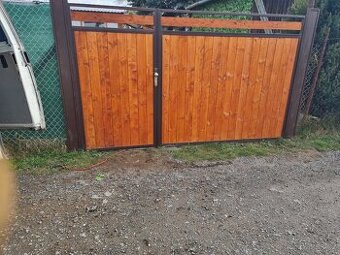 garážová vrata a vjezdová brána na rozměr možnost montáže p - 6