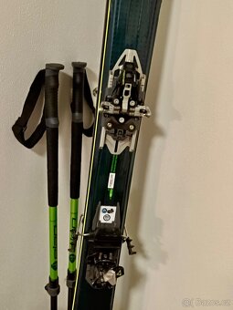 SKIALPOVÝ SET - lyže, boty, hole a pasy - 6