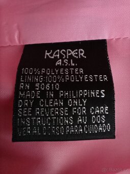 Nový kvalitní růžový kostým s podšívkou, - 6