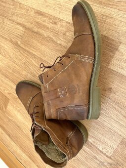 Pánské kožené zateplené boty vel. 43/44 - 6