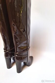 Lakovane kozačky Saint Laurent 36 - 6