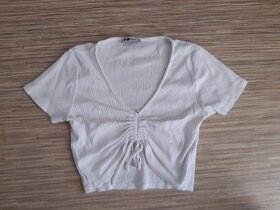 Trička a crop top vel. S a XS, zn.HM, Sinsay, Cropp - 6