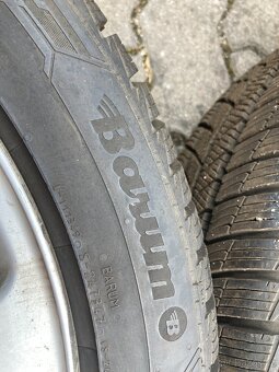 Alu disky 5x120 z vozu BMW řada 3, pneu zimní - 6