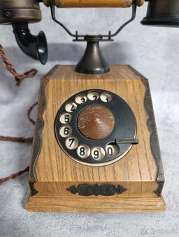 Starý orig.telefon Tesla do sbírky, k dekoraci - 6