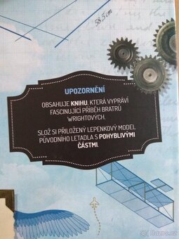 Nová kniha Vědci a vynálezci: Bratři Wrightové  + model - 6
