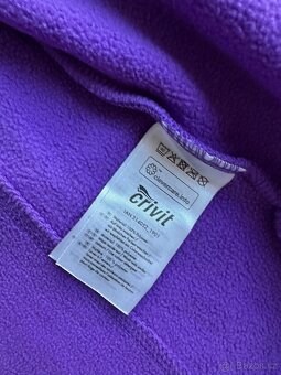 Fleecová mikina Crivit, vel. 146-152, NOVÁ, fialová - 6