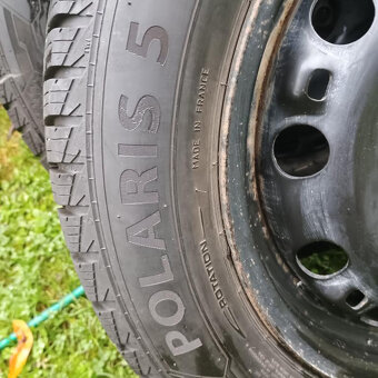 Sada kol 185/60/15 zimní pneu Barum 5x100, fabia - 6