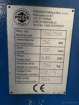 Lis hydraulický ZHO 25 MI - 6