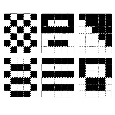 Kinderkraft Luno Pěnová Podložka Puzzle Black 30s - 3krabice - 6