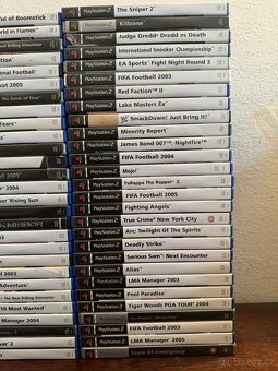 PLAYSTATION 2 SLIM + 112 ORIGINÁL HER + PAMĚŤOVKY - 6
