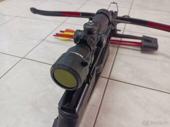 Reflexní kuše Poe Lang Jaguar I Black 175 Lbs kolimátorem - 6